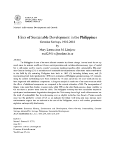 sustainable development in the philippines essay